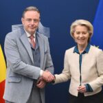 拒绝俄被冻结资产援乌方案后 比利时首相会晤冯德莱恩