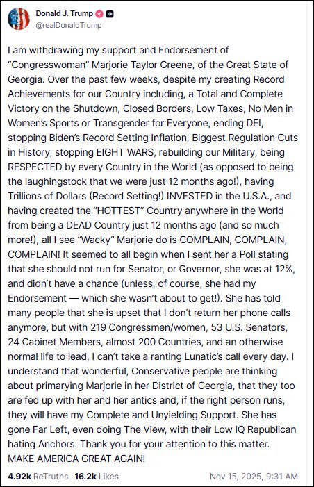 MAGA分裂？特朗普突然爆发：咆哮的疯子