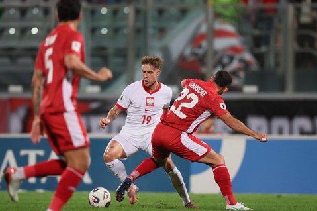 波兰3-2马耳他晋级附加赛，莱万破门，泽林斯基传射建功