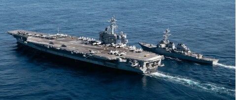 打捞南海坠机,美军换了艘航母