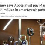 Apple Watch 血氧检测相关技术侵权苹果被判赔偿6.34 亿美元