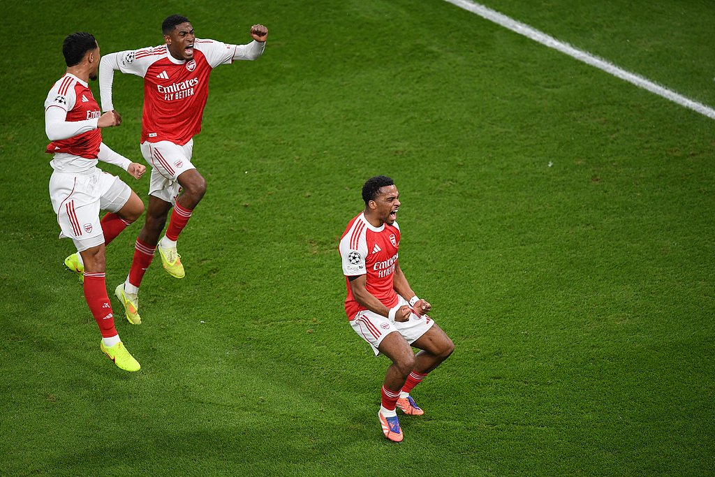 体坛联播|阿森纳击败拜仁豪取欧冠5连胜,姆巴佩独进四球