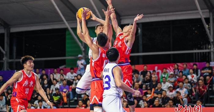 （粤港澳全运会）广东队包揽十五运会群众比赛三人篮球项目冠军