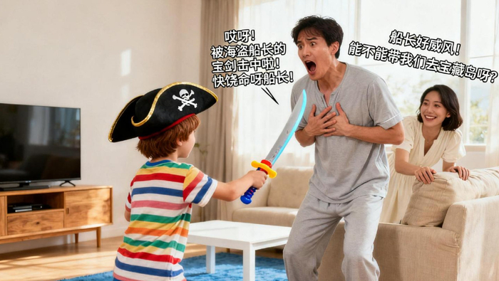 聪明的父母，都会做孩子的捧哏