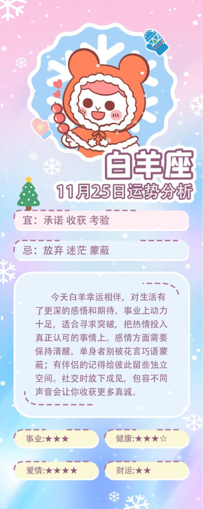 同道大叔11月25日12星座运势发布