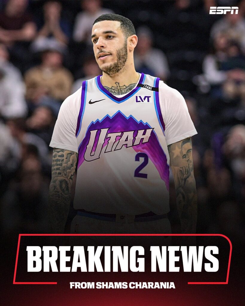 昔日湖人榜眼成自由球员！官方：爵士已经裁掉朗佐·鲍尔和布歇