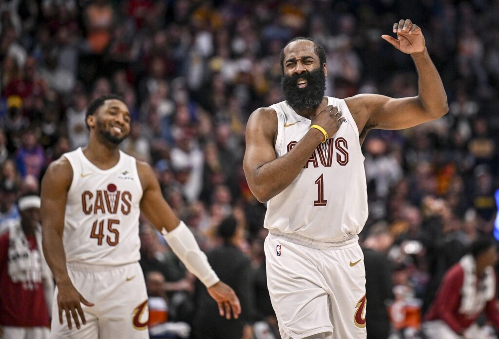 加内特：哈登本该进全明星 他能帮助骑士&将让米切尔变得更强