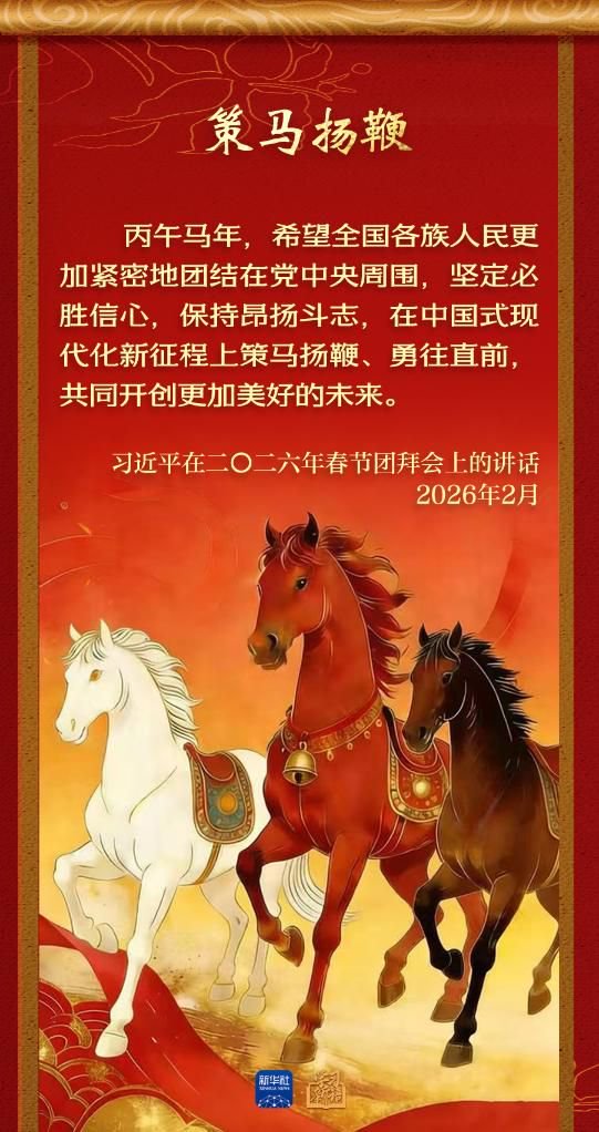 学习新语丨总书记的马年祝福