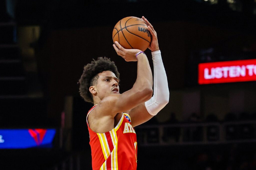 要带队复仇!杰伦·约翰逊半场11中7砍下17分4板7助 正负值+20!